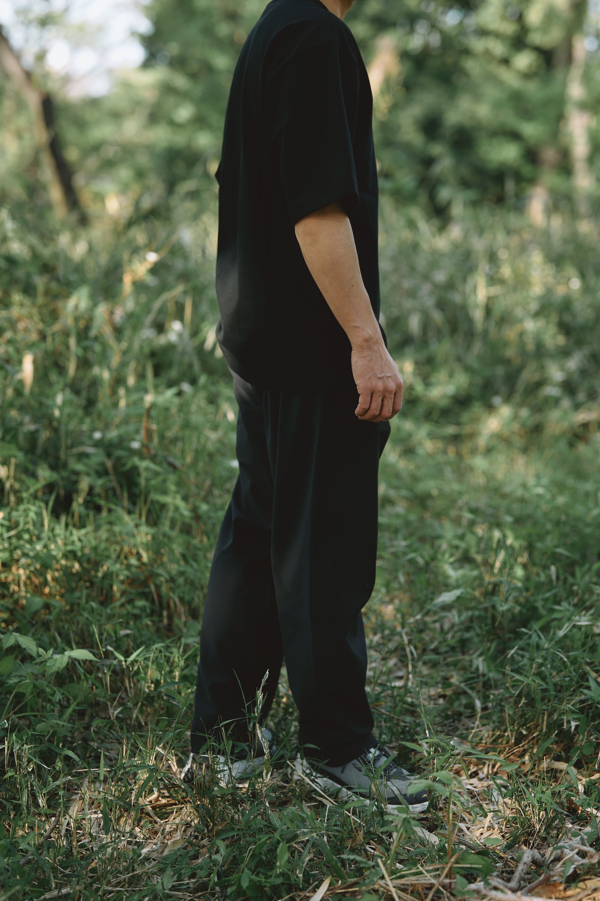 Wanderout / Summer Wool Easy Pants - Black