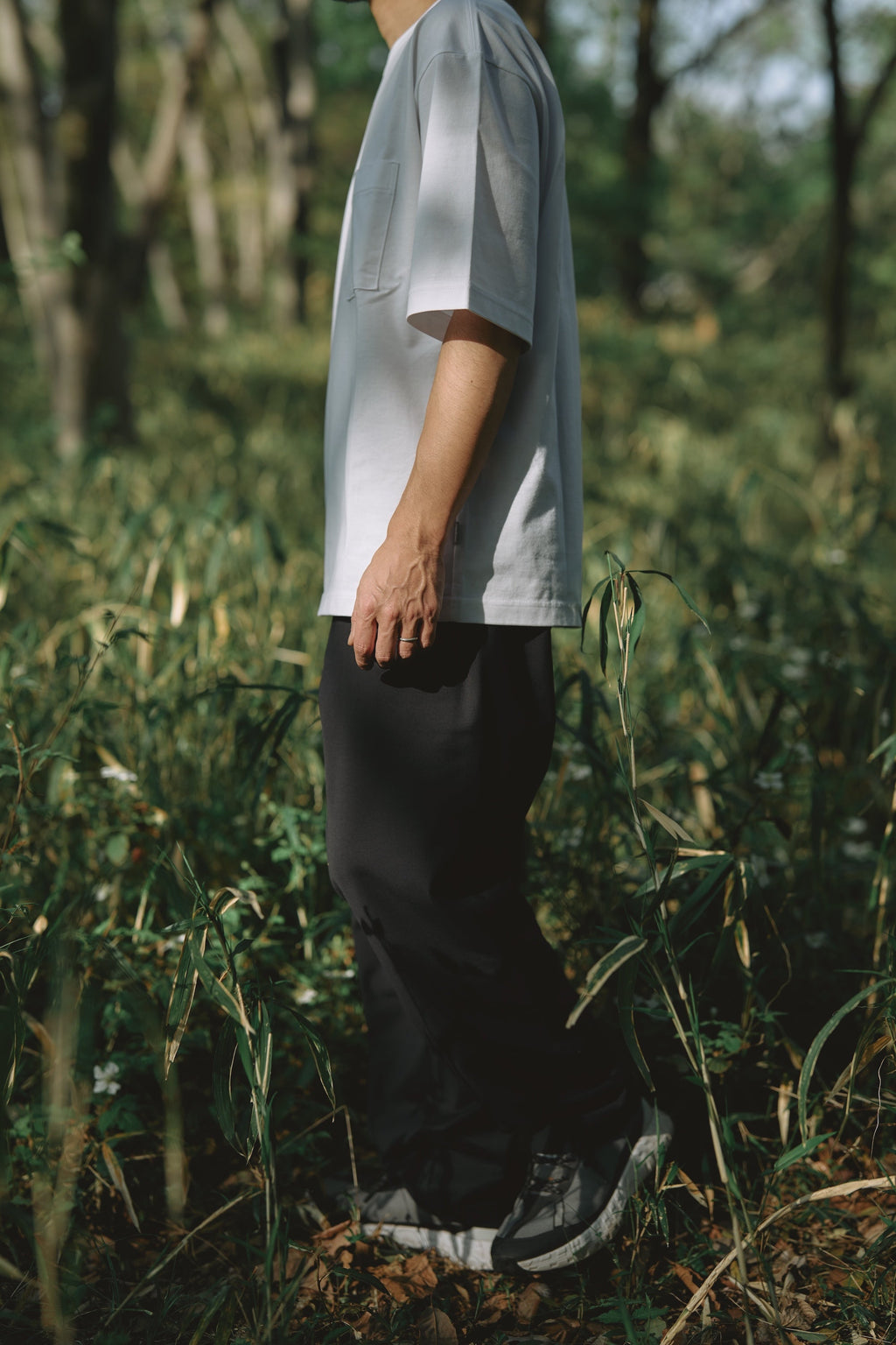 Wanderout / Pocket T-Shirt - White