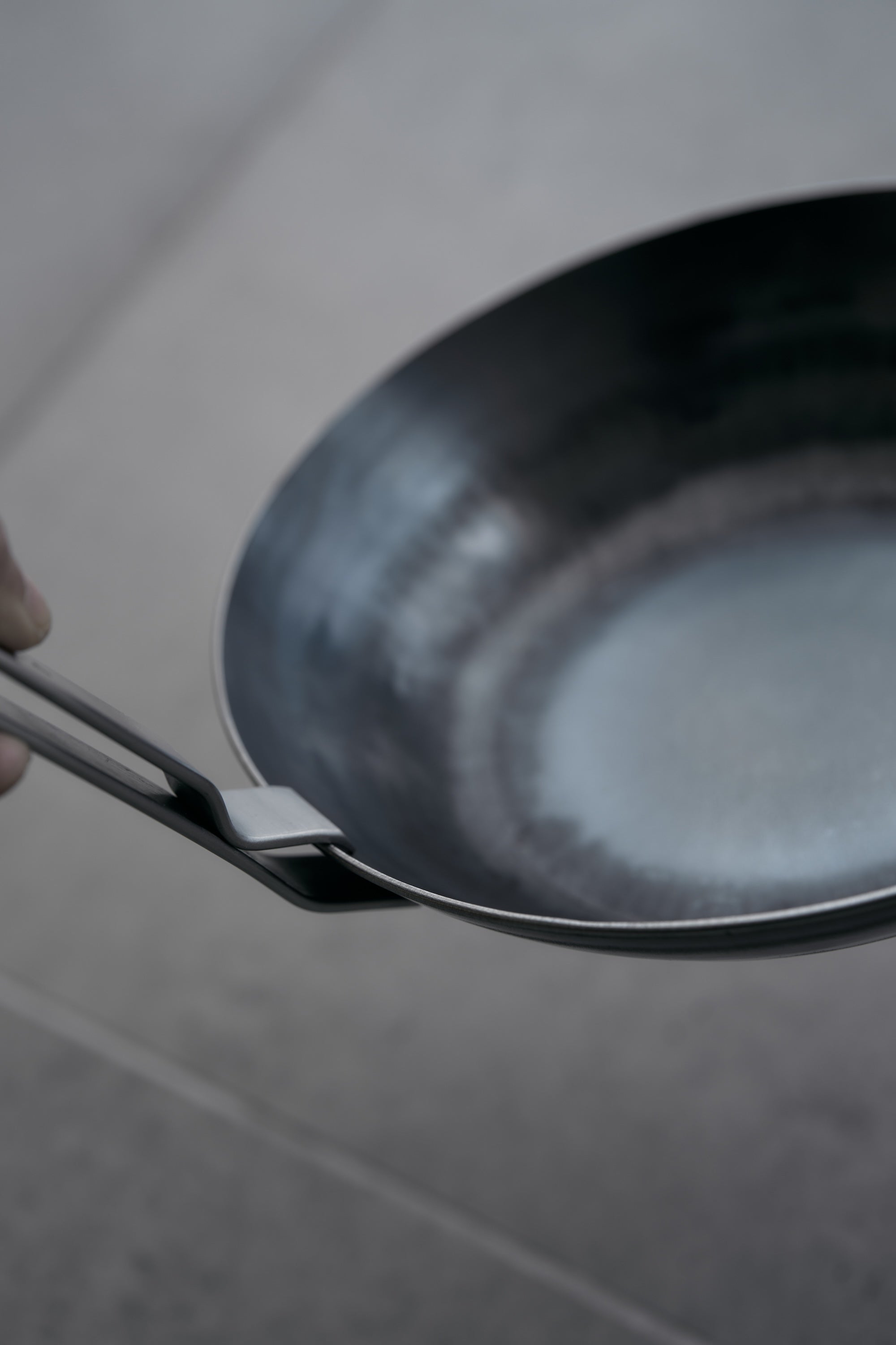 Wanderout / Hammered Iron Deep Frying Pan 22cm