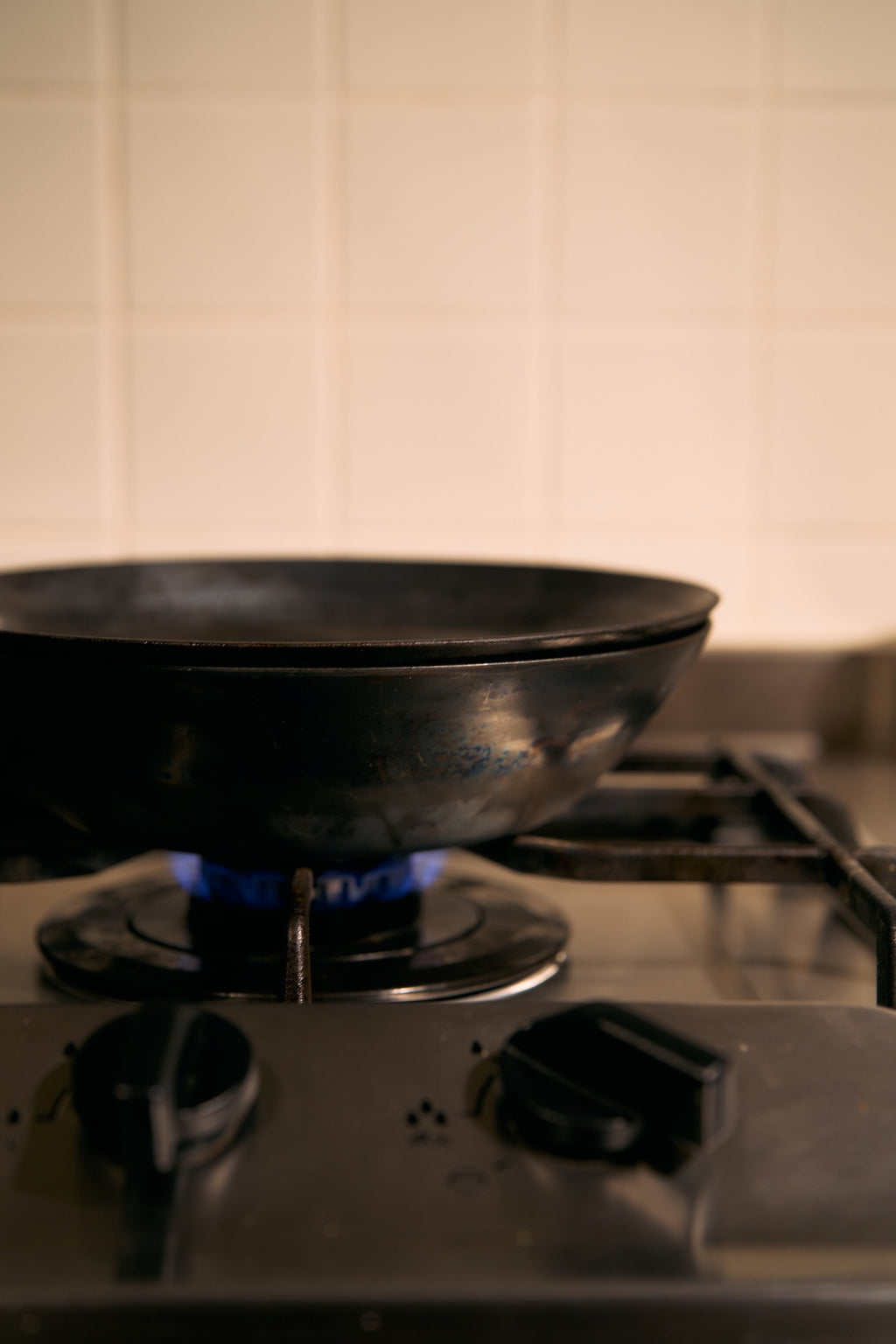 Wanderout / Hammered Iron Deep Frying Pan 22cm