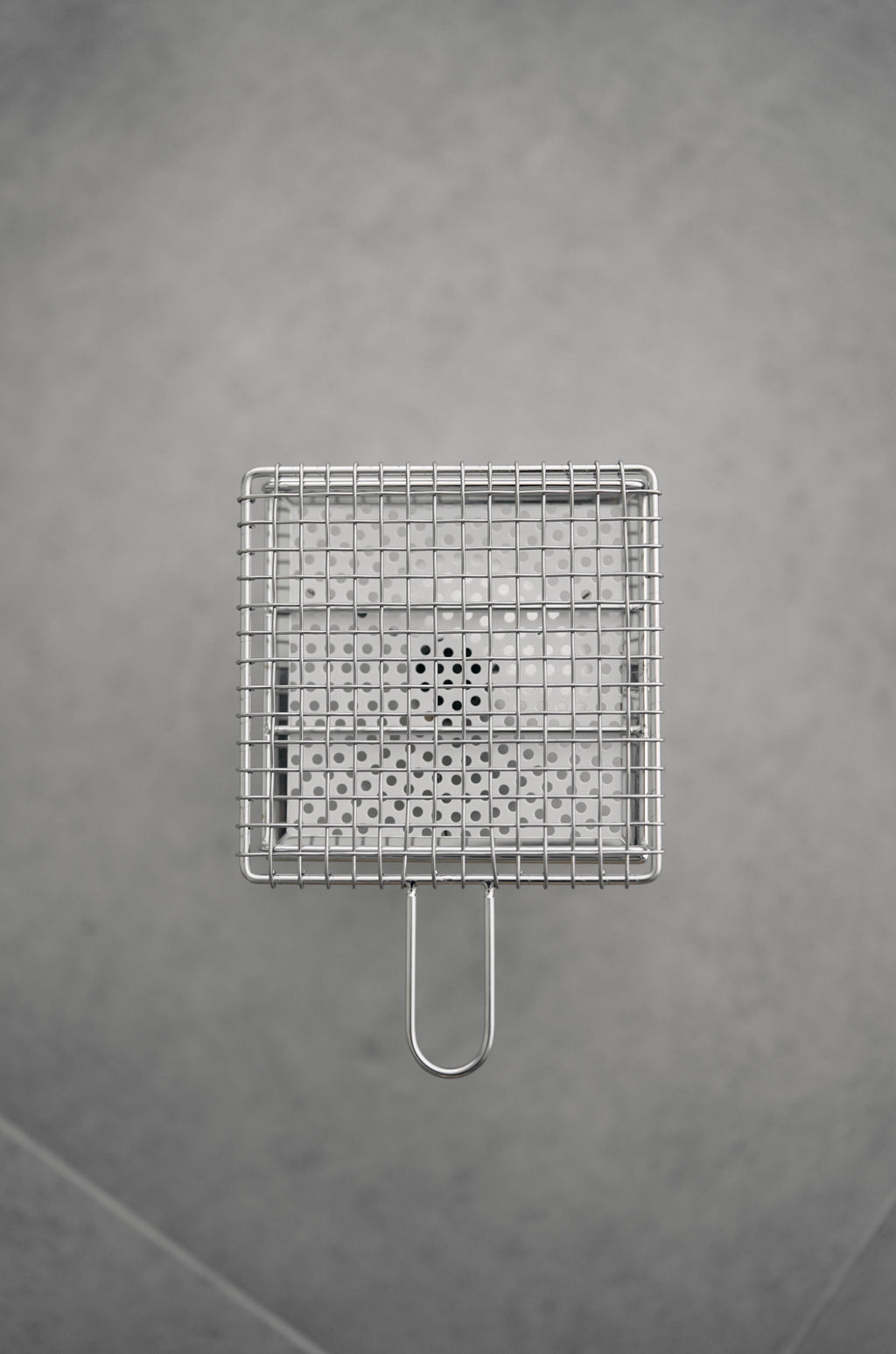 金網つじ / Ceramic Grill with Handled Tray