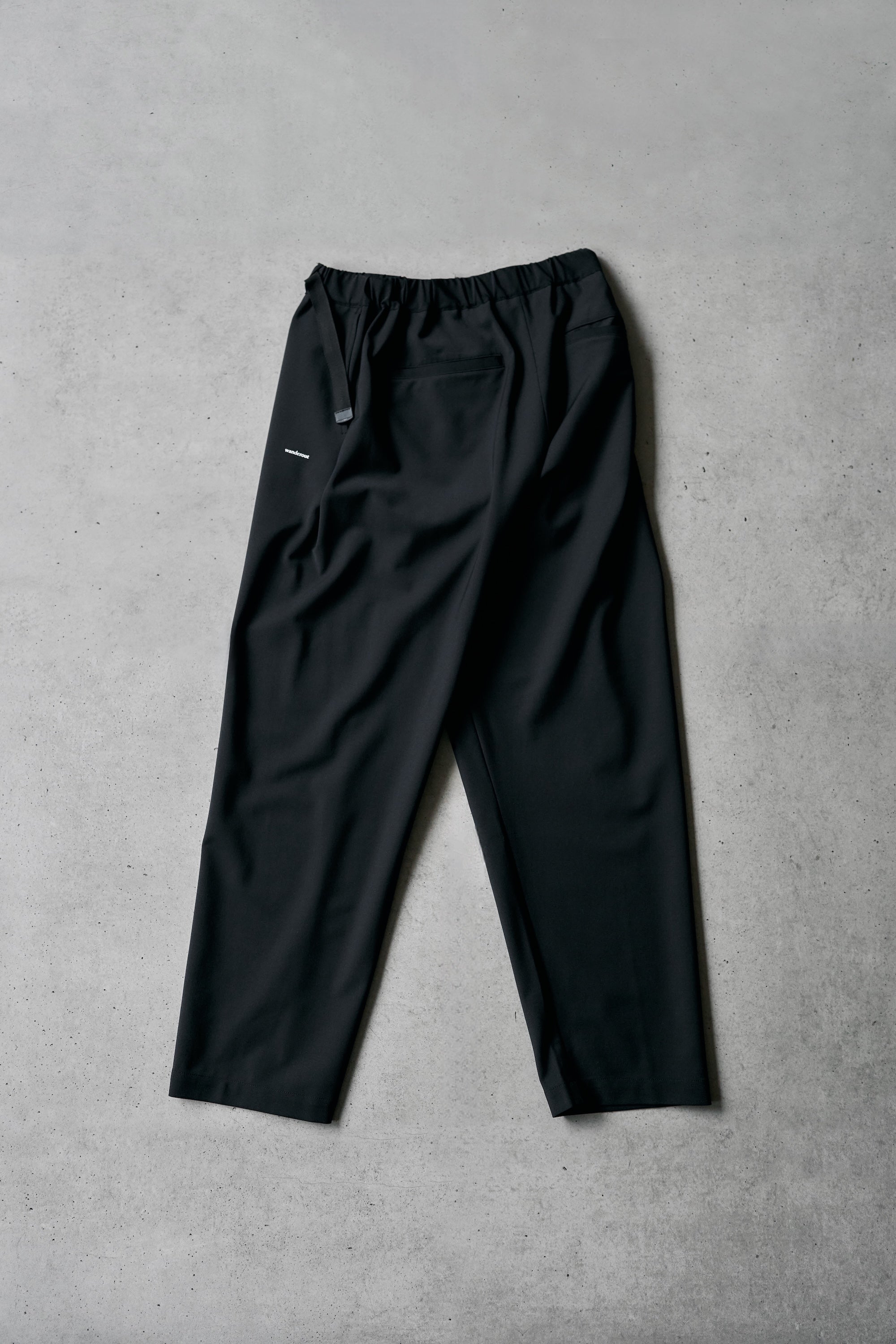 Wanderout / Summer Wool Easy Pants - Black
