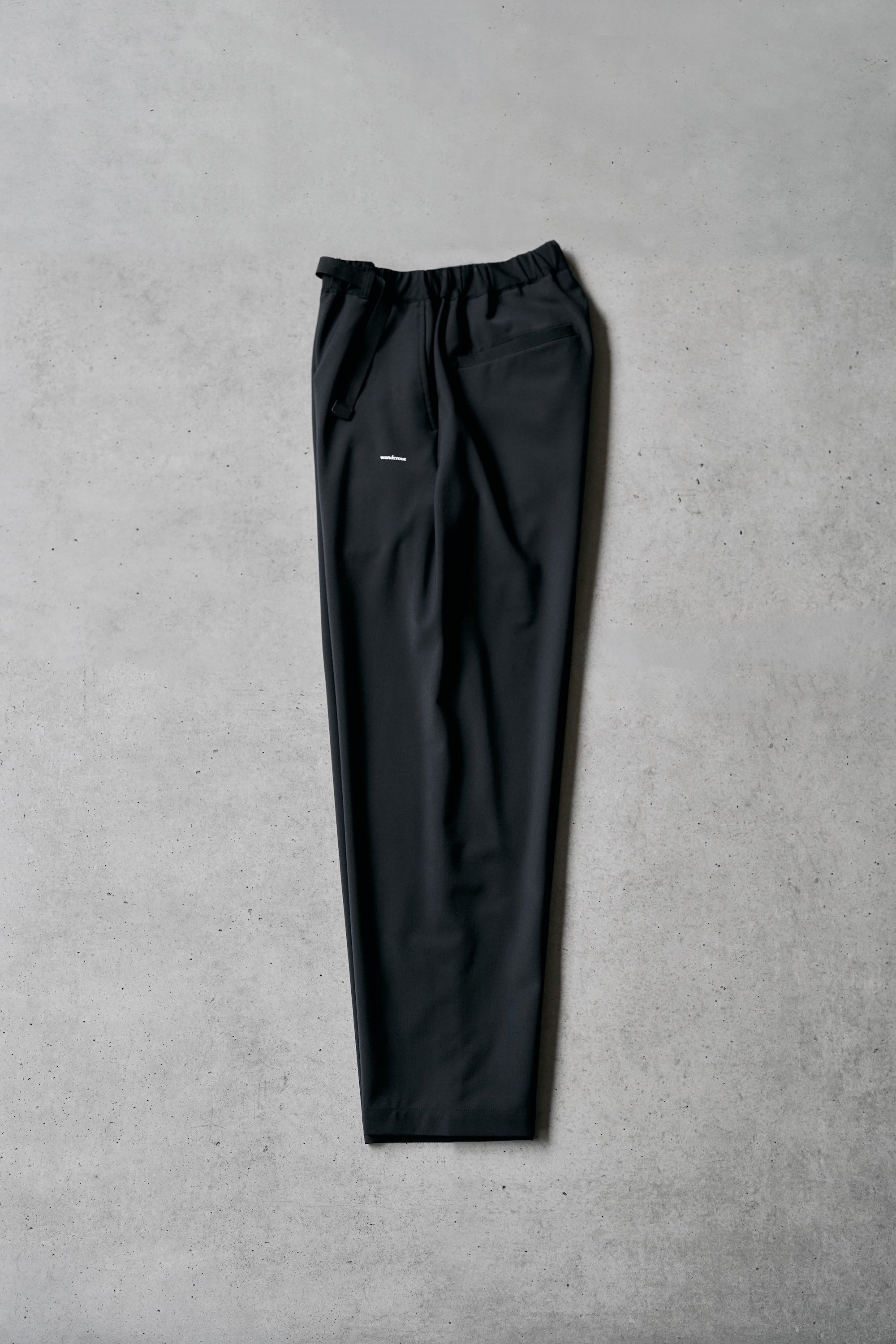 Wanderout / Summer Wool Easy Pants - Black