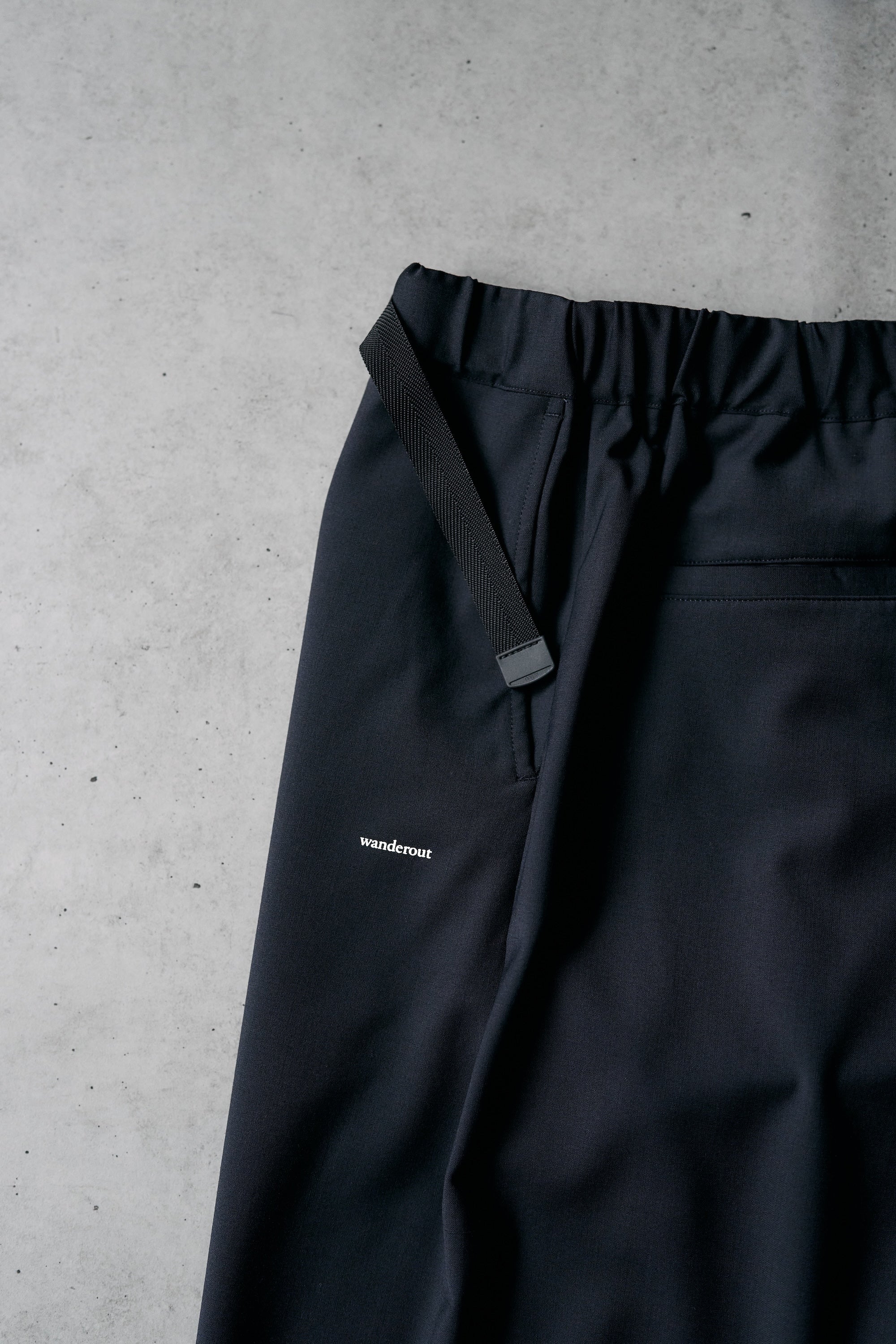 Wanderout / Summer Wool Easy Pants - Navy