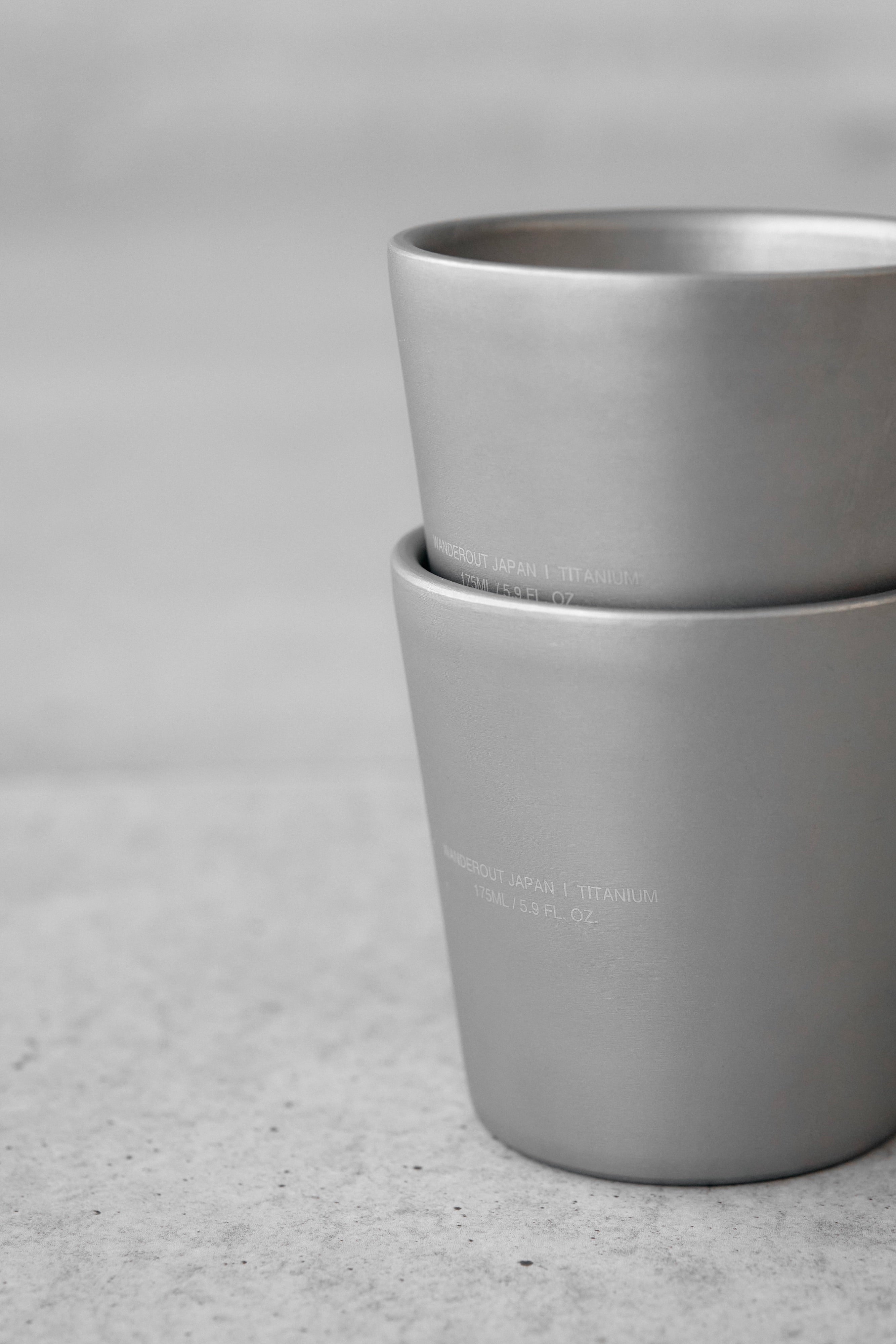 Wanderout / Universal Cup Titanium Set of 2