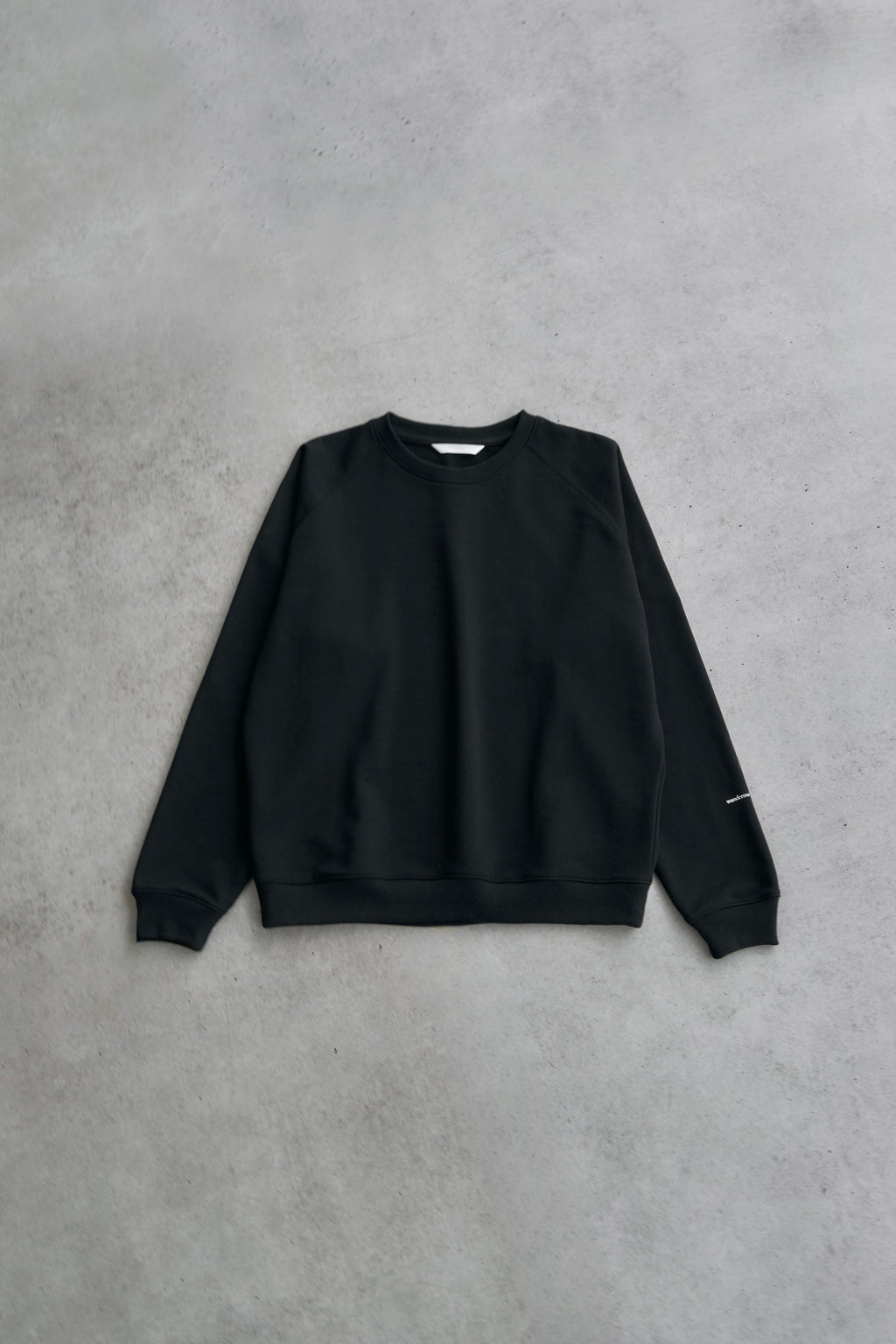 Wanderout / Lightweight Sweat Crewneck - Black